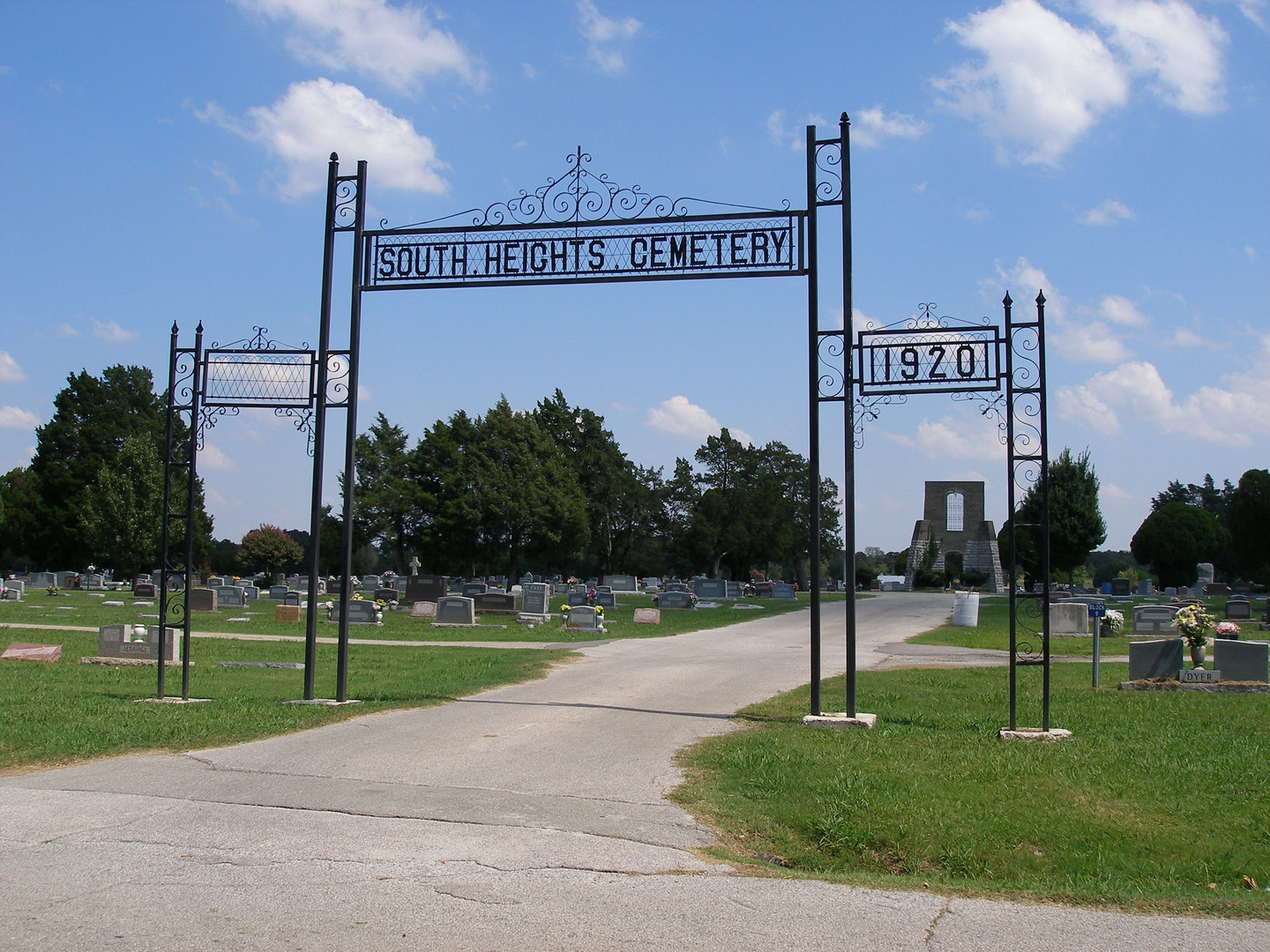 cemetery entrance